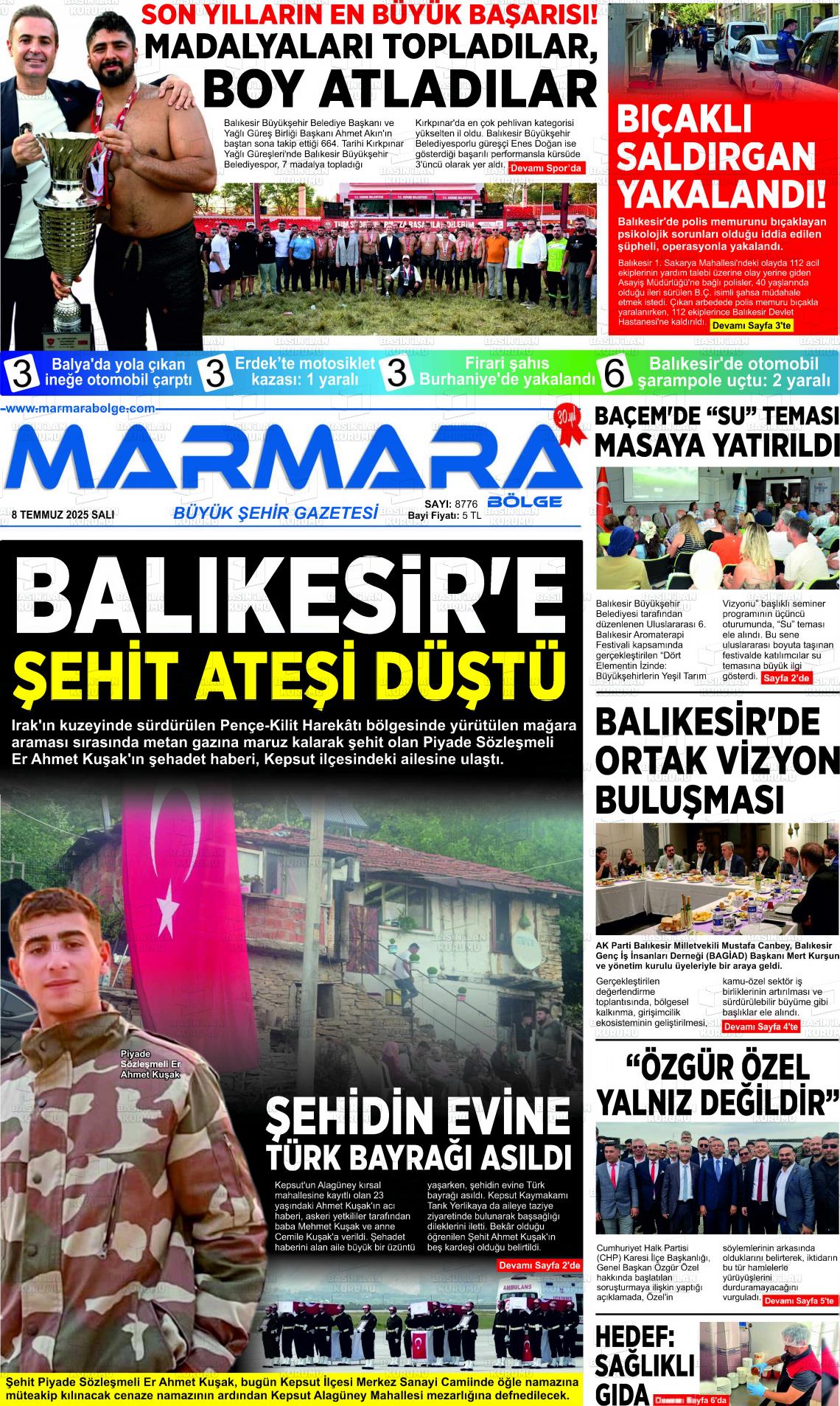MARMARA BÖLGE Gazetesi