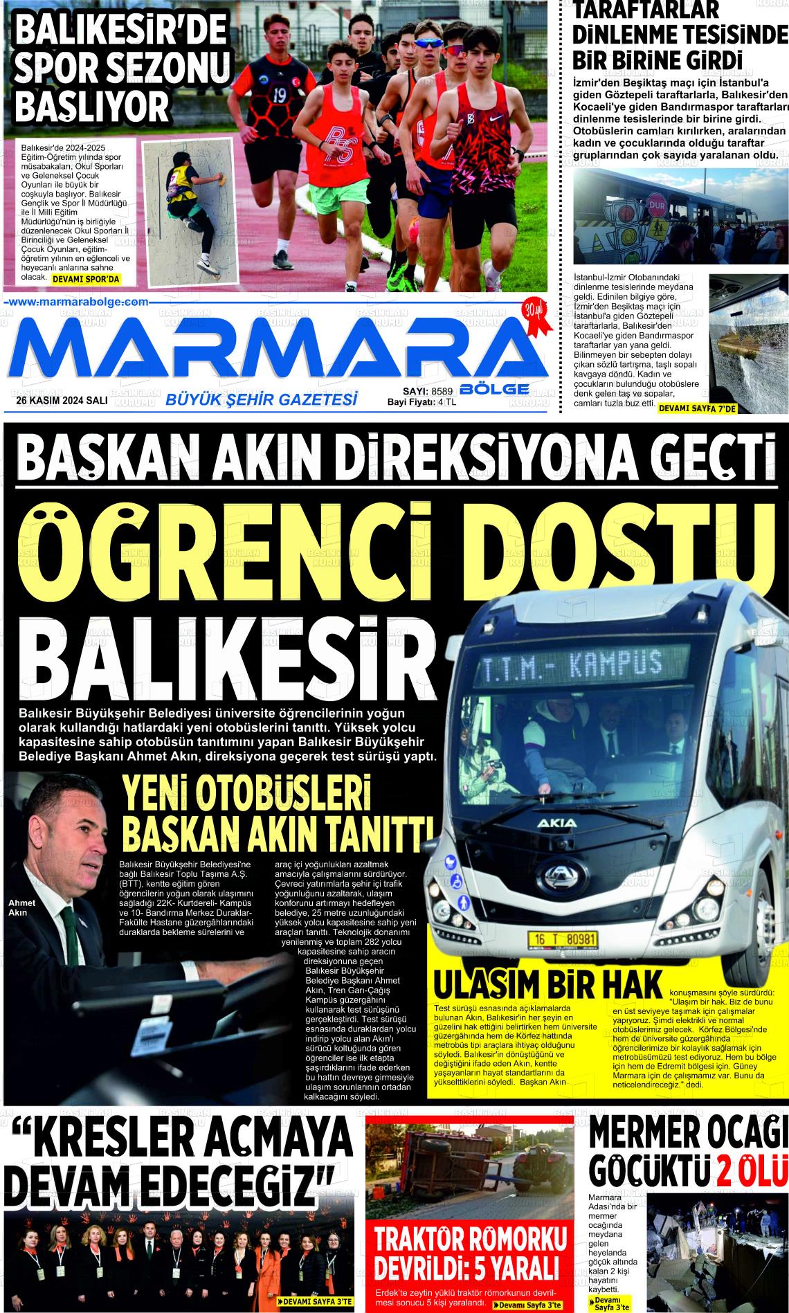 MARMARA BÖLGE Gazetesi