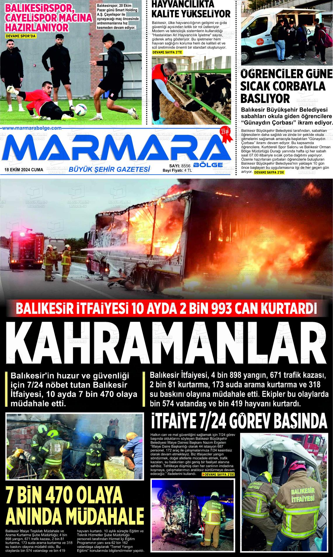 MARMARA BÖLGE Gazetesi