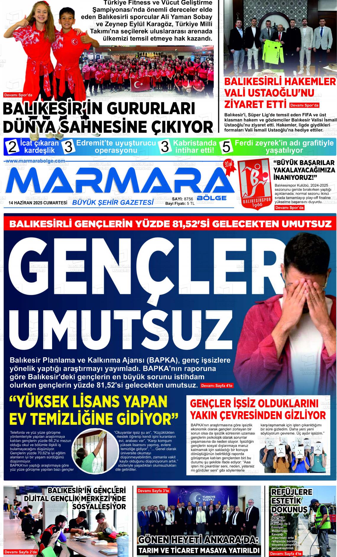 MARMARA BÖLGE Gazetesi