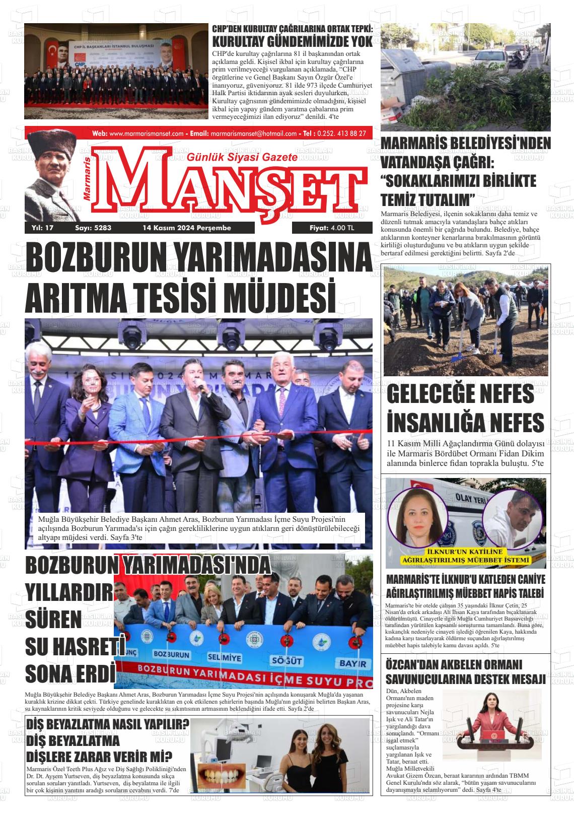 MARMARİS MANŞET Gazetesi