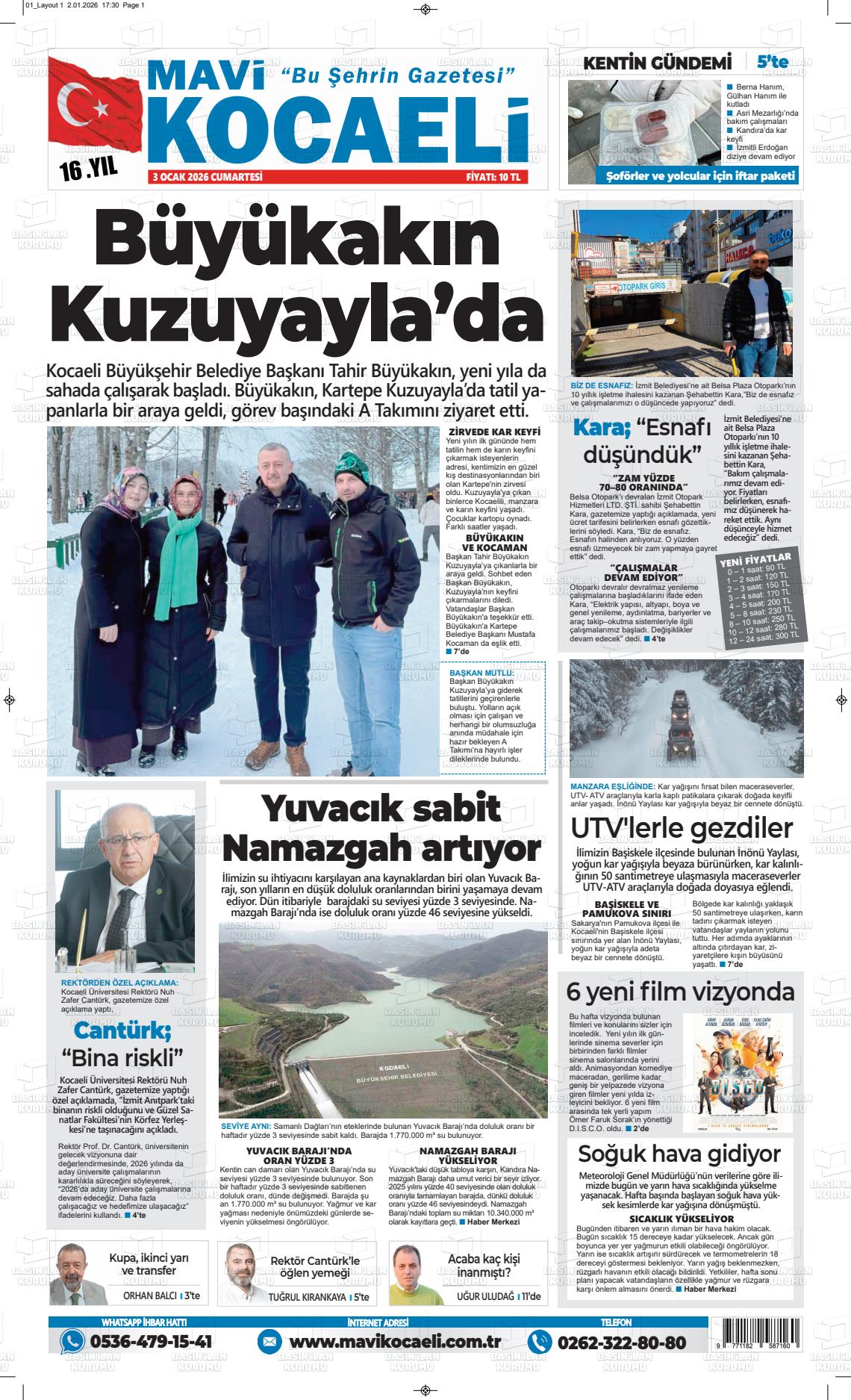 MAVİ KOCAELİ Gazetesi