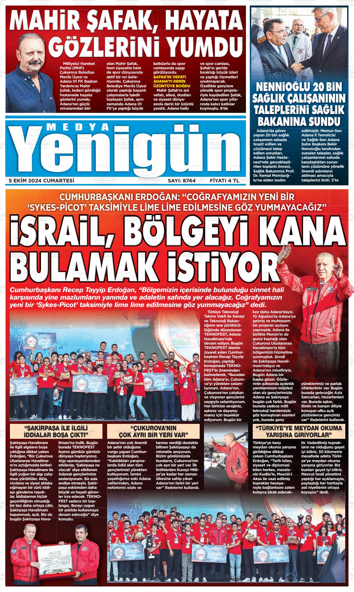 MEDYA YENİGÜN Gazetesi