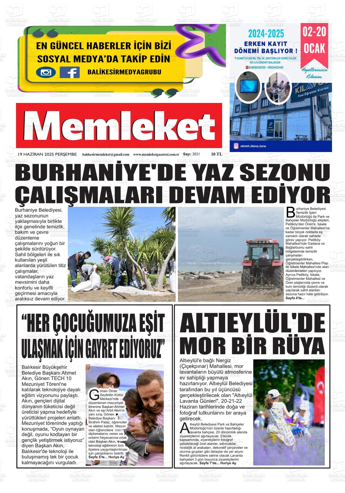 MEMLEKET Gazetesi