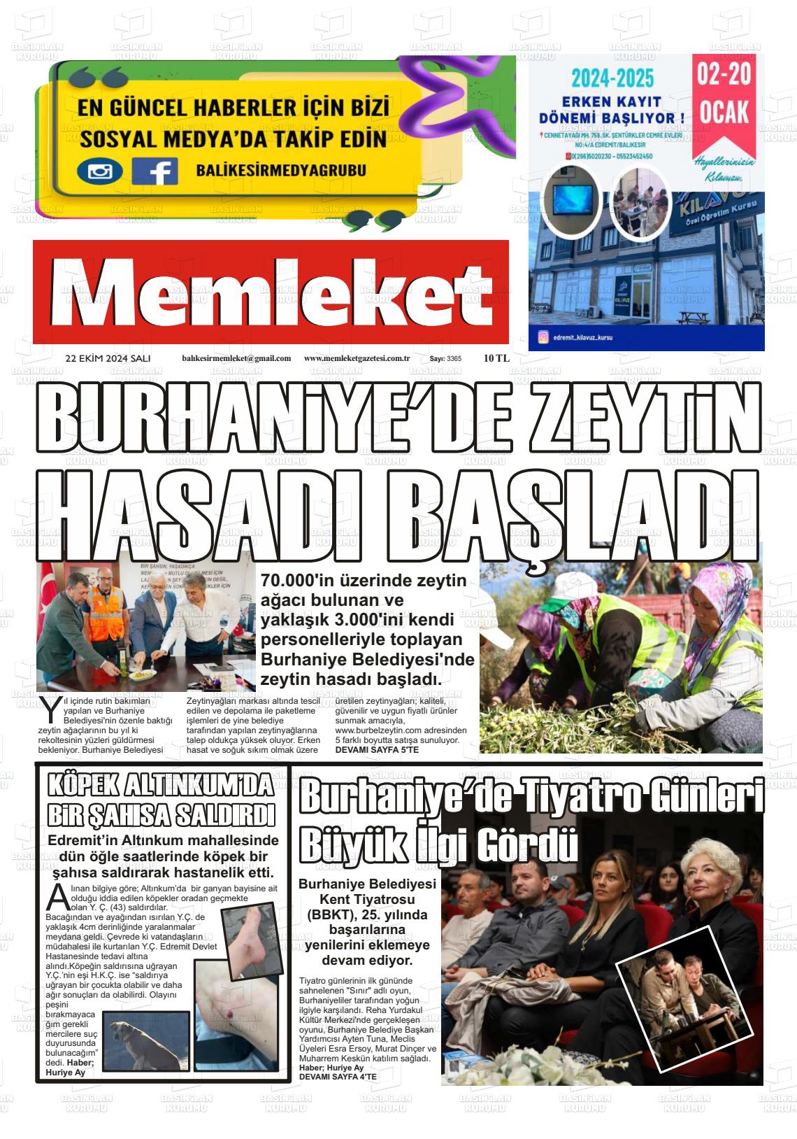 MEMLEKET Gazetesi