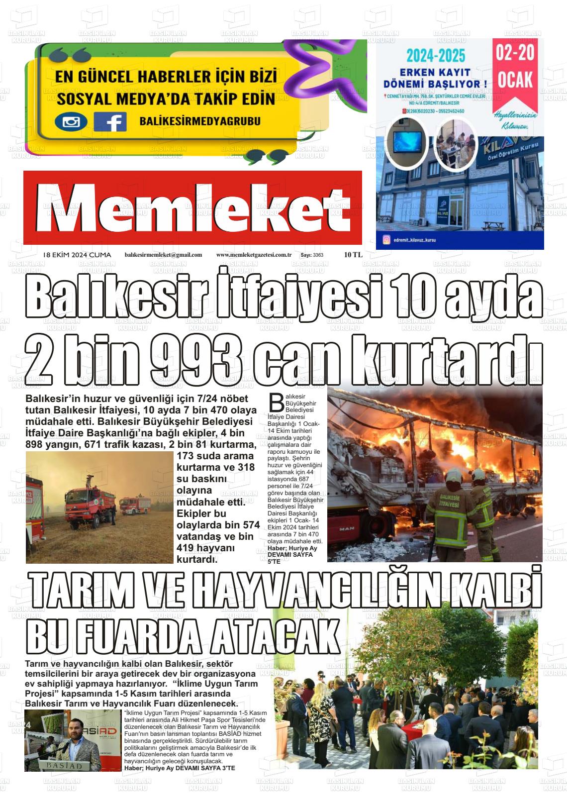 MEMLEKET Gazetesi