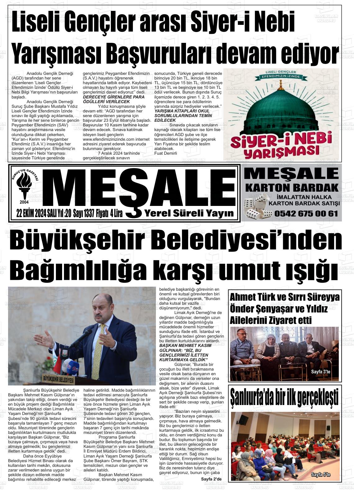 MEŞALE Gazetesi