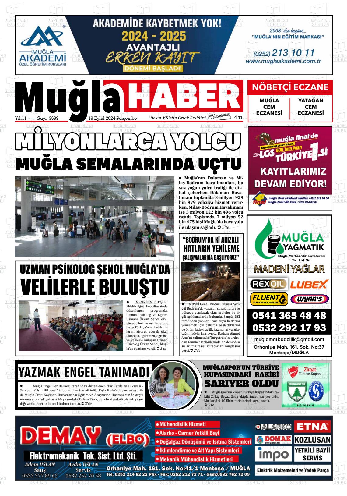 MUĞLA HABER Gazetesi