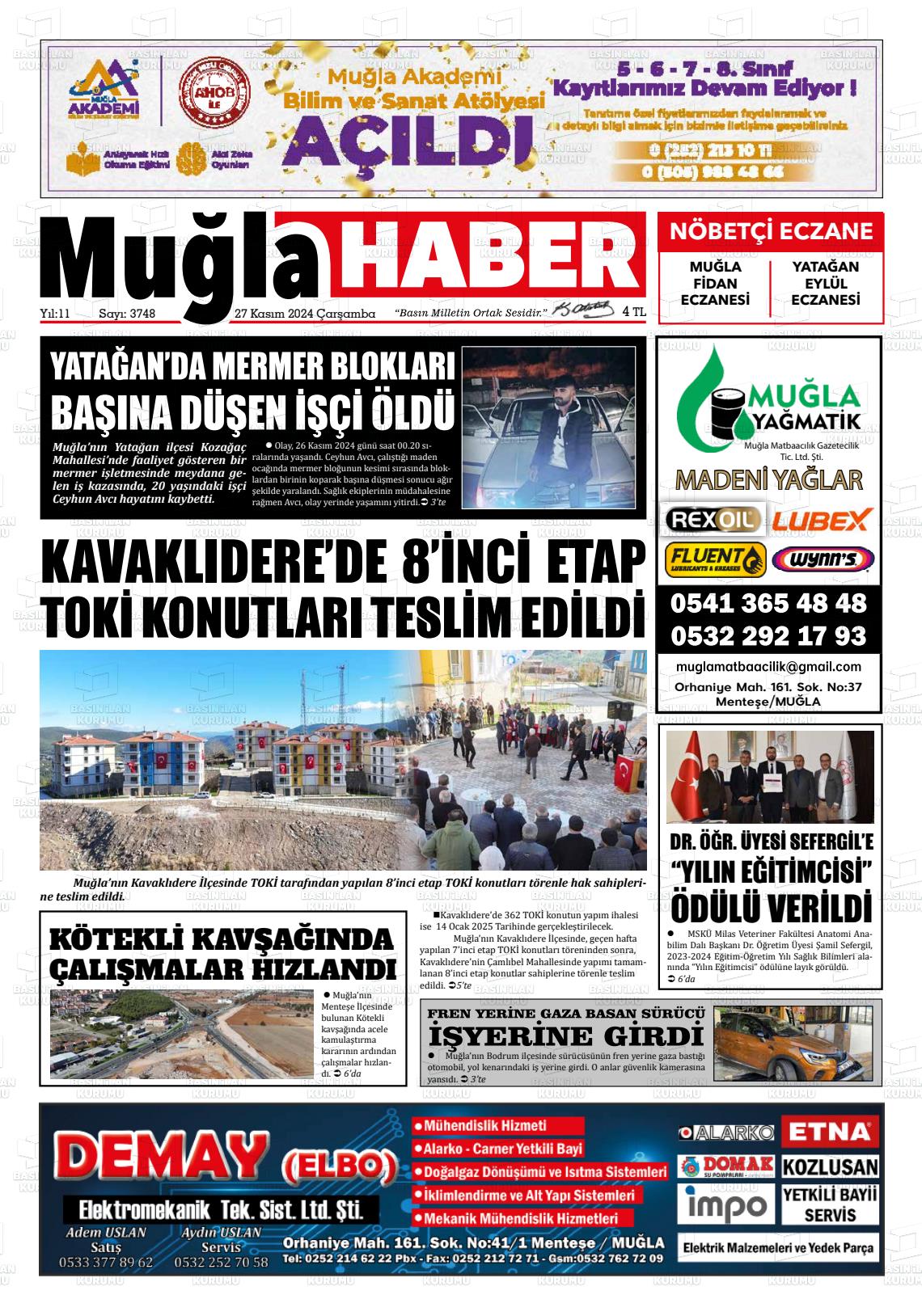 MUĞLA HABER Gazetesi