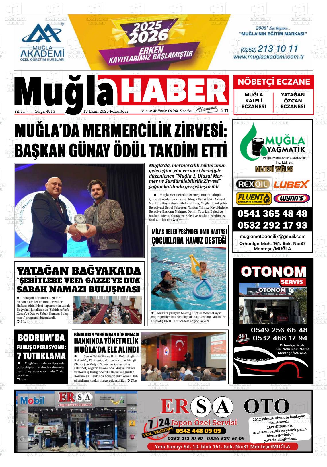 MUĞLA HABER Gazetesi