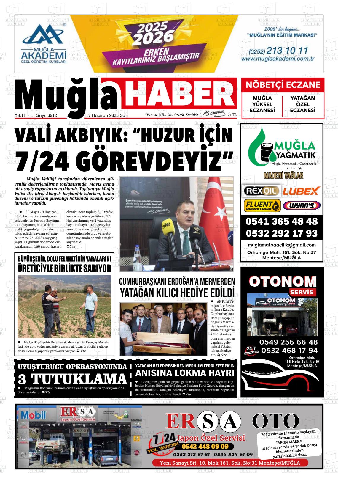 MUĞLA HABER Gazetesi