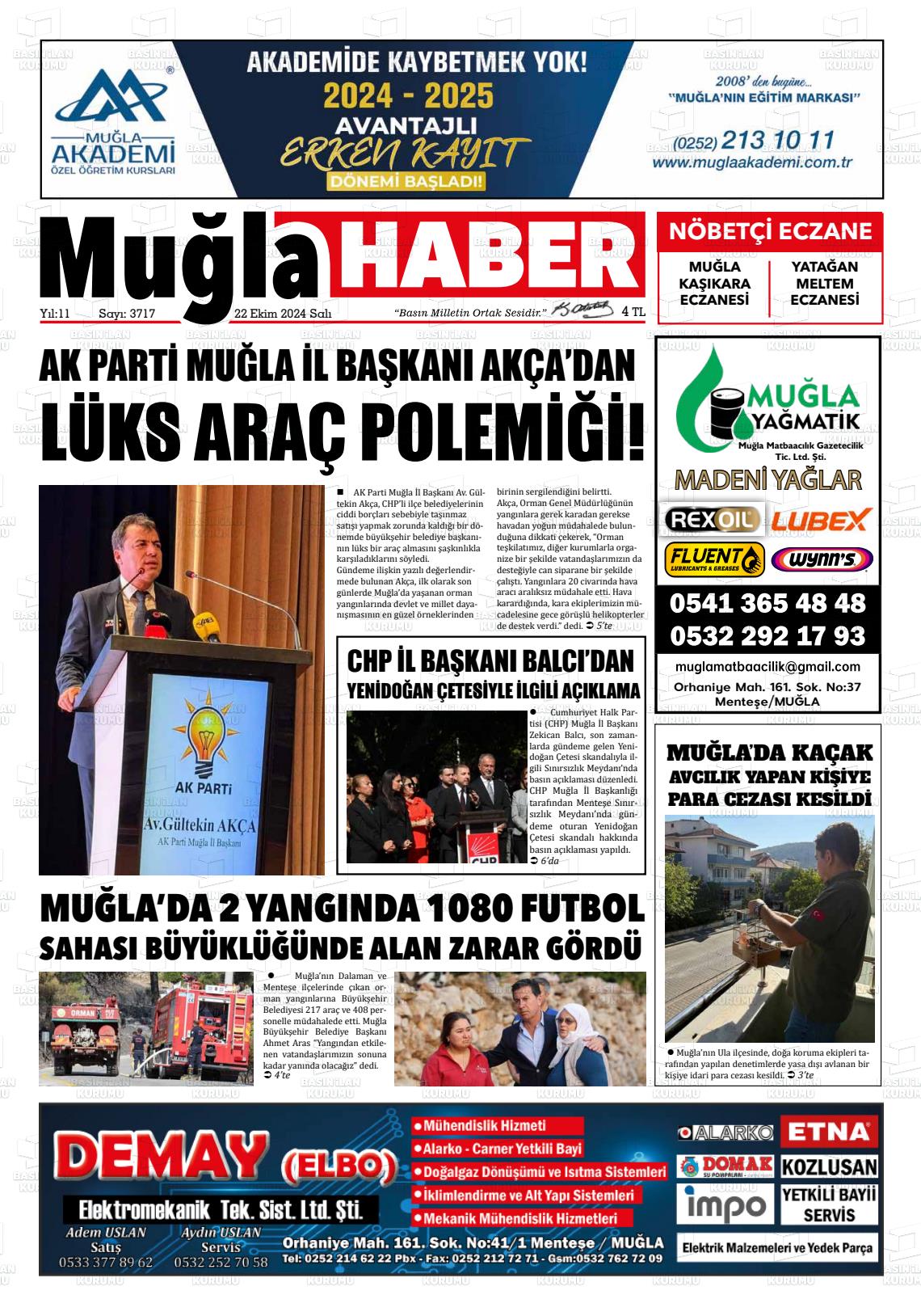 MUĞLA HABER Gazetesi