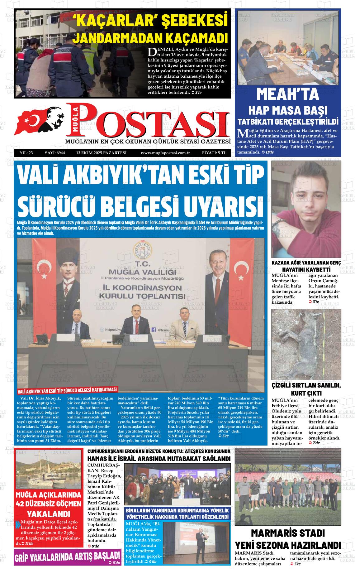 MUĞLA POSTASI Gazetesi