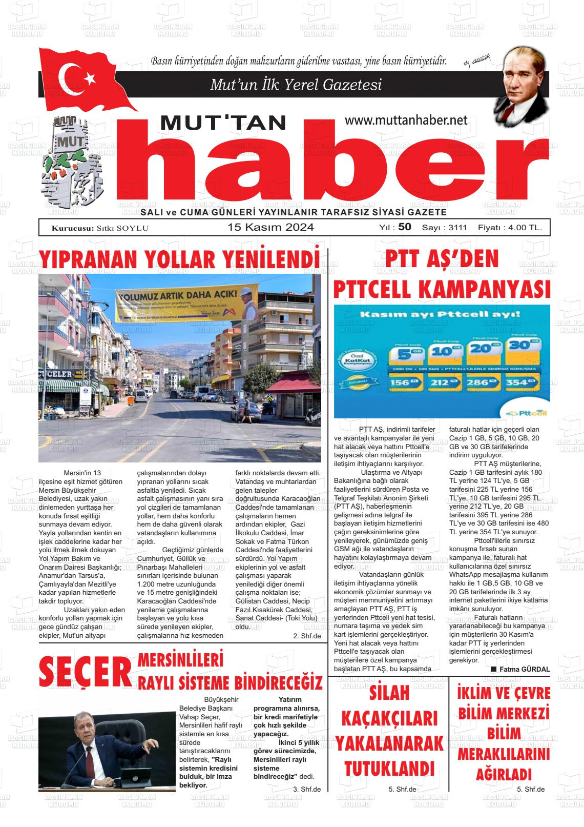 MUT'TAN HABER Gazetesi