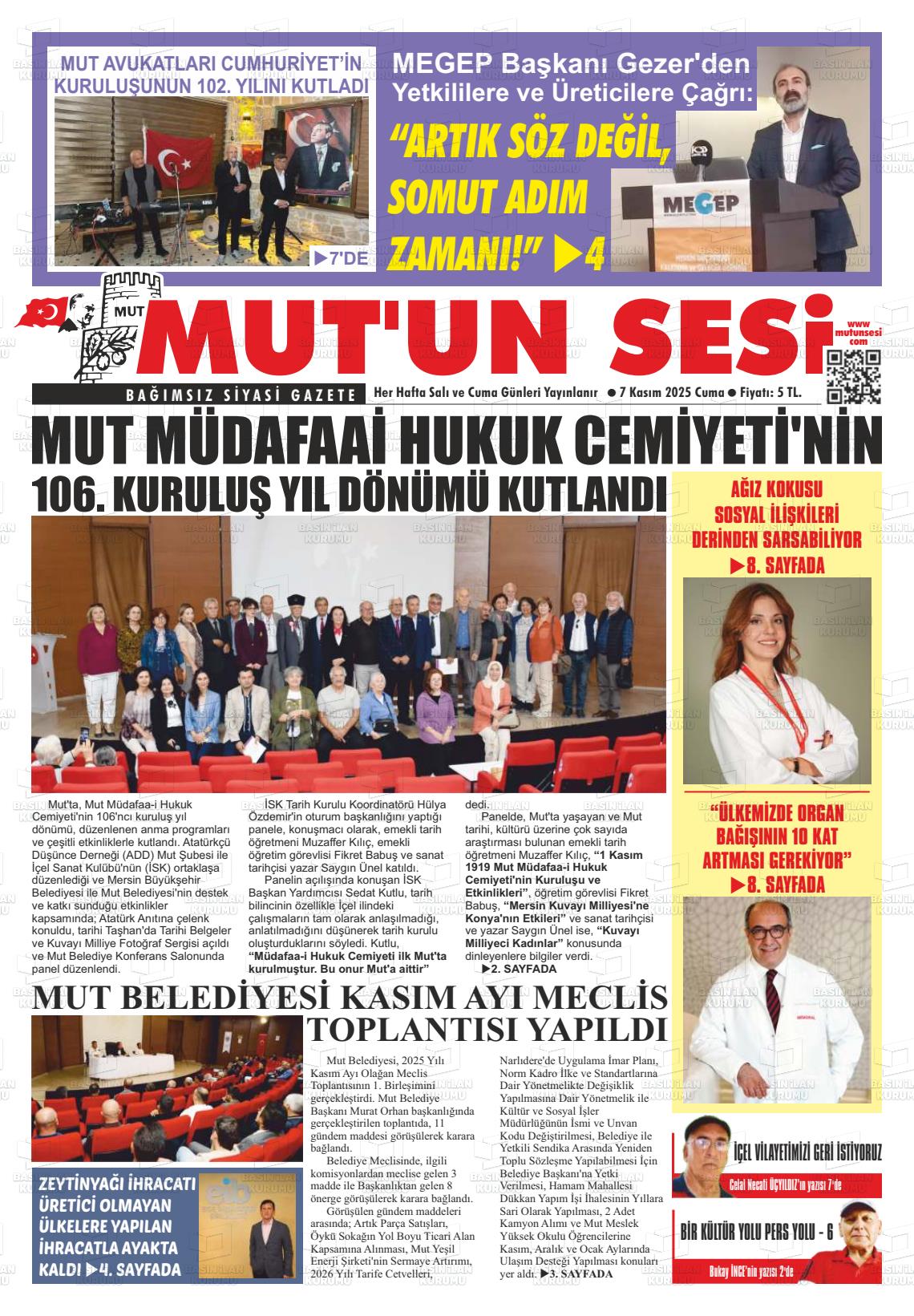 MUT'UN SESİ Gazetesi