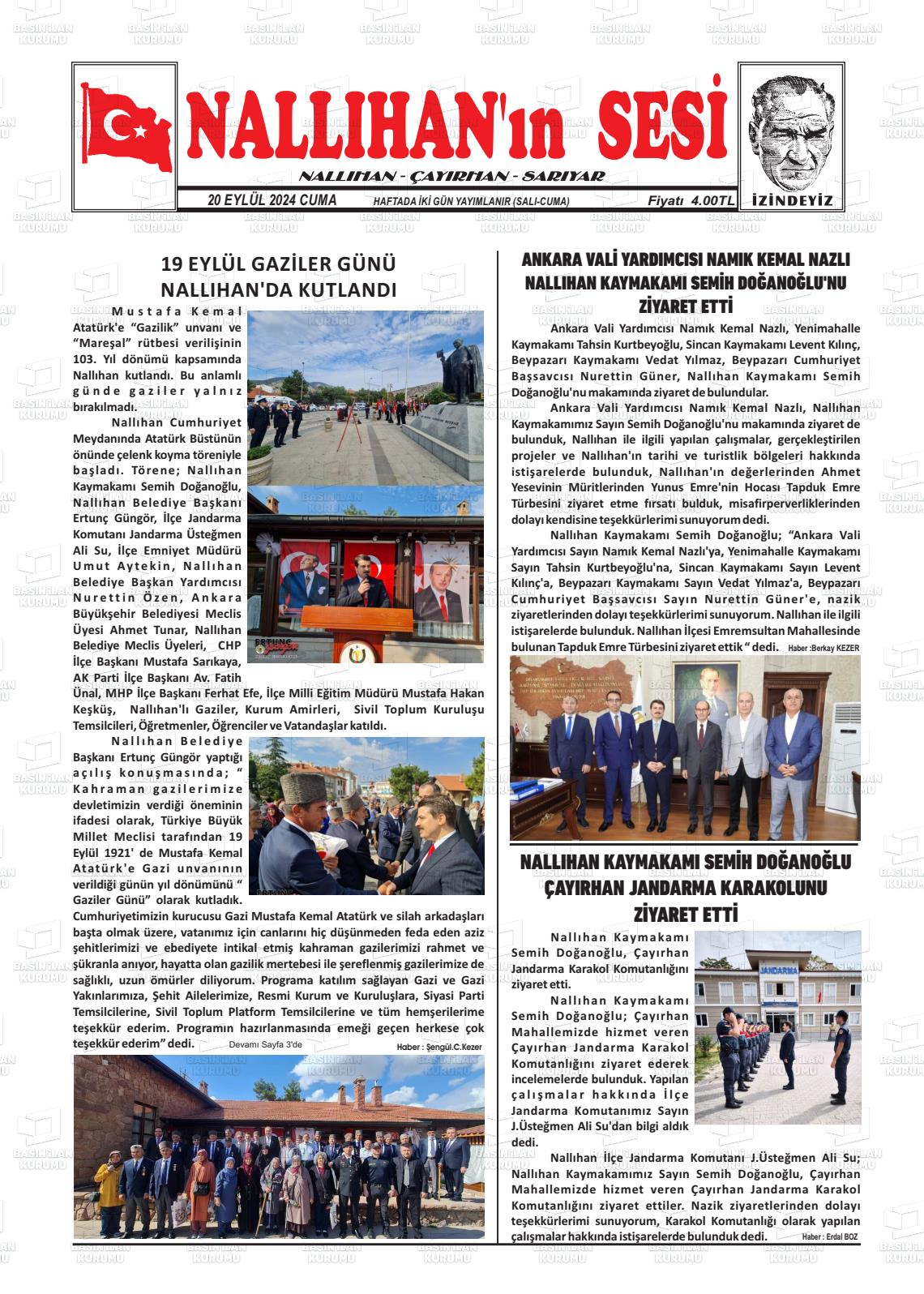 NALLIHAN'IN SESİ Gazetesi