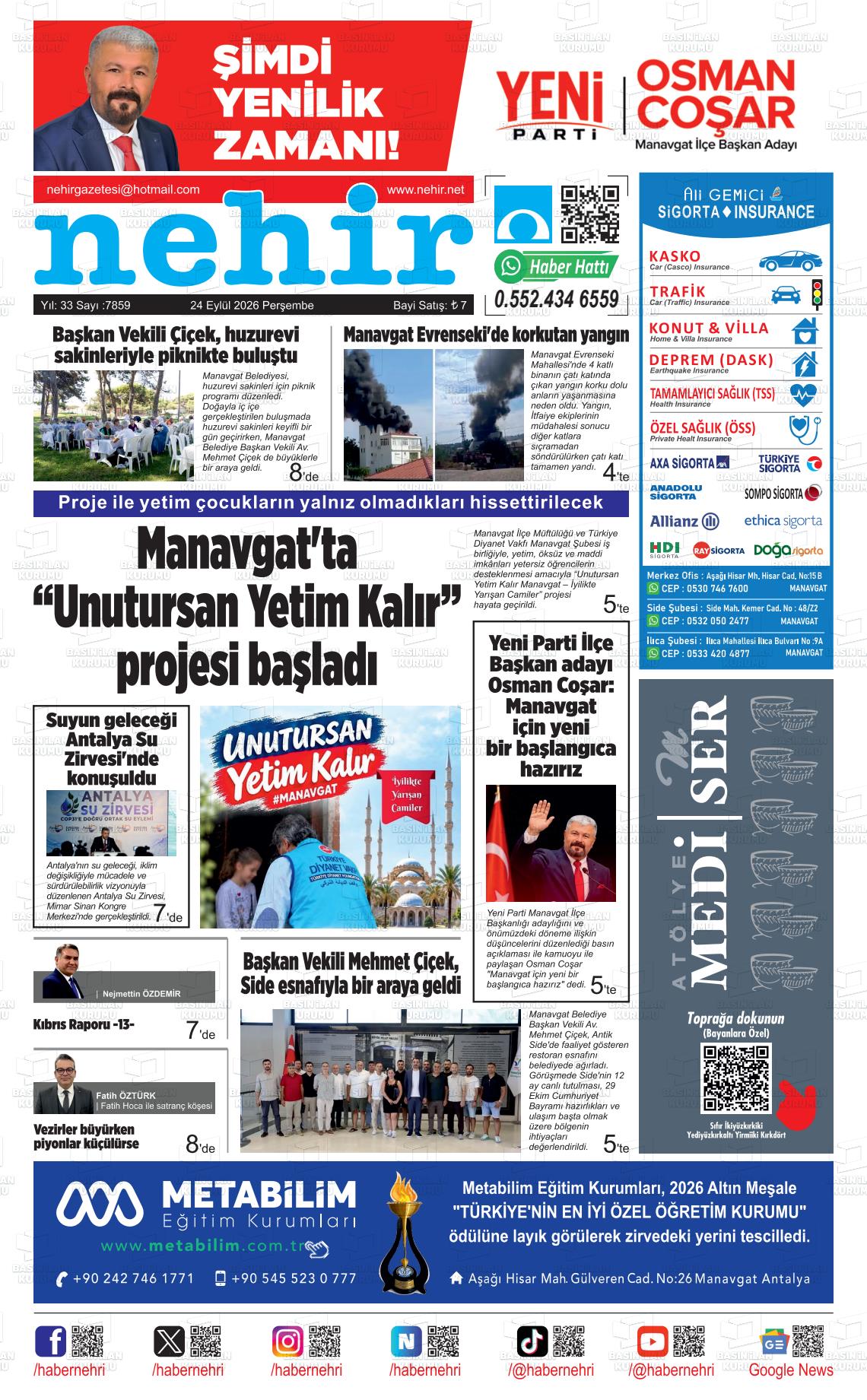 NEHİR Gazetesi