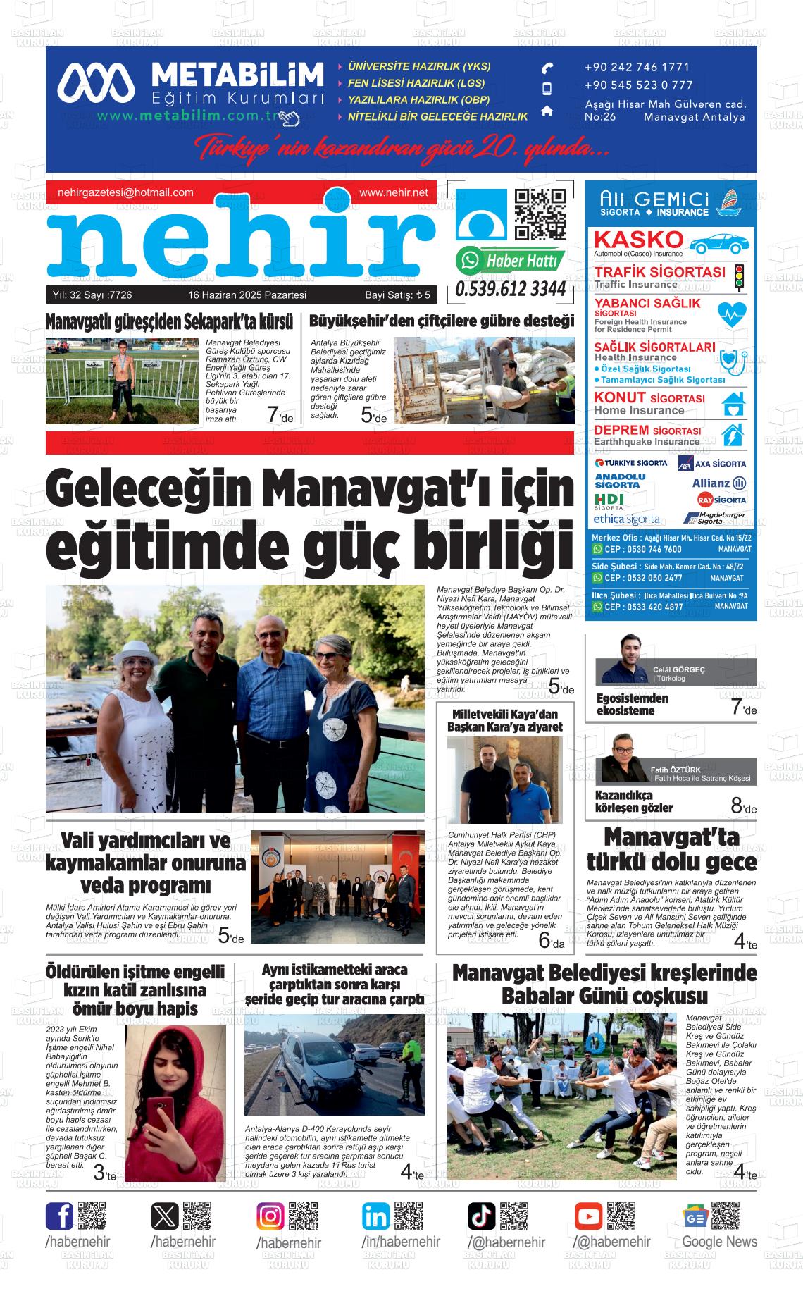 NEHİR Gazetesi