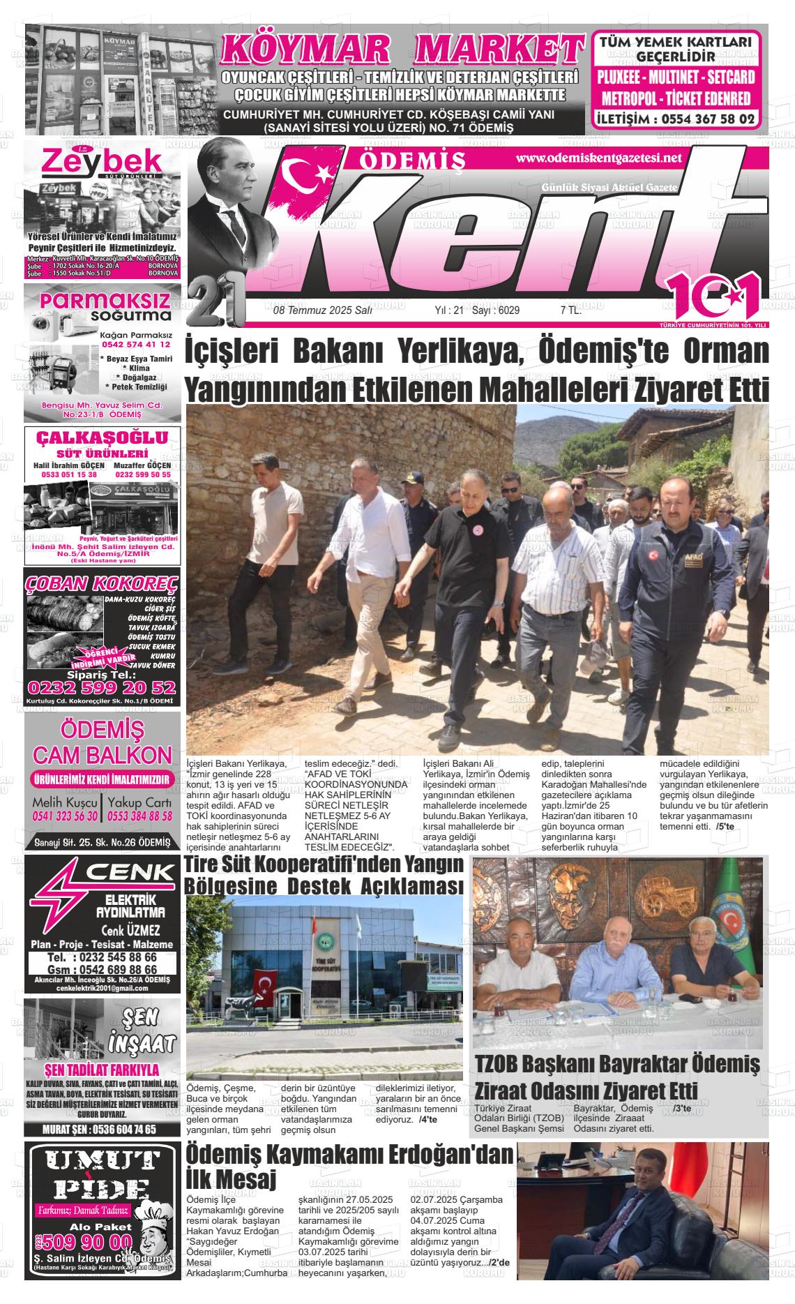 ÖDEMİŞ KENT Gazetesi