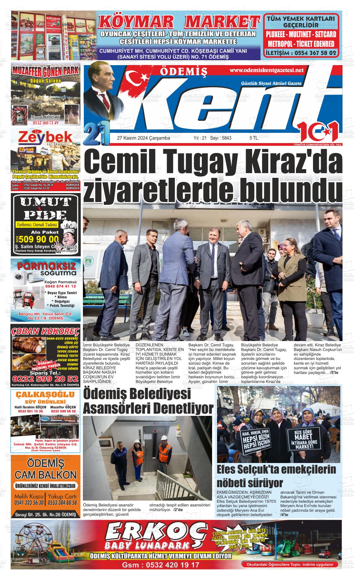 ÖDEMİŞ KENT Gazetesi