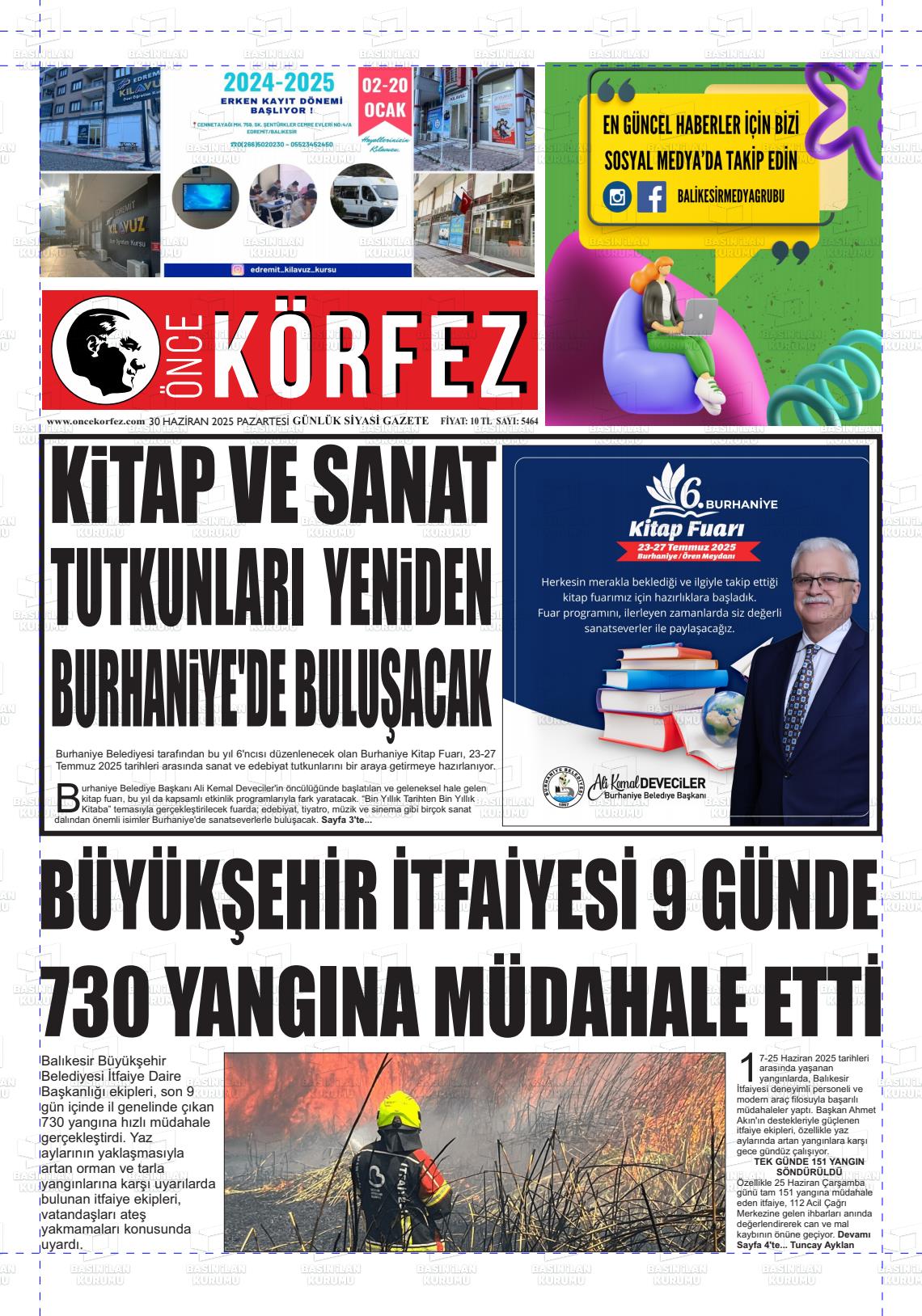 ÖNCE KÖRFEZ Gazetesi