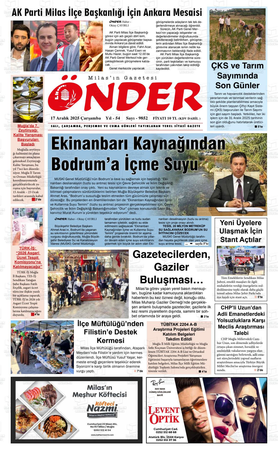 ÖNDER Gazetesi