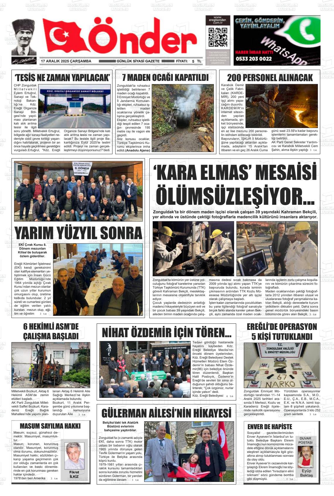 ÖNDER Gazetesi