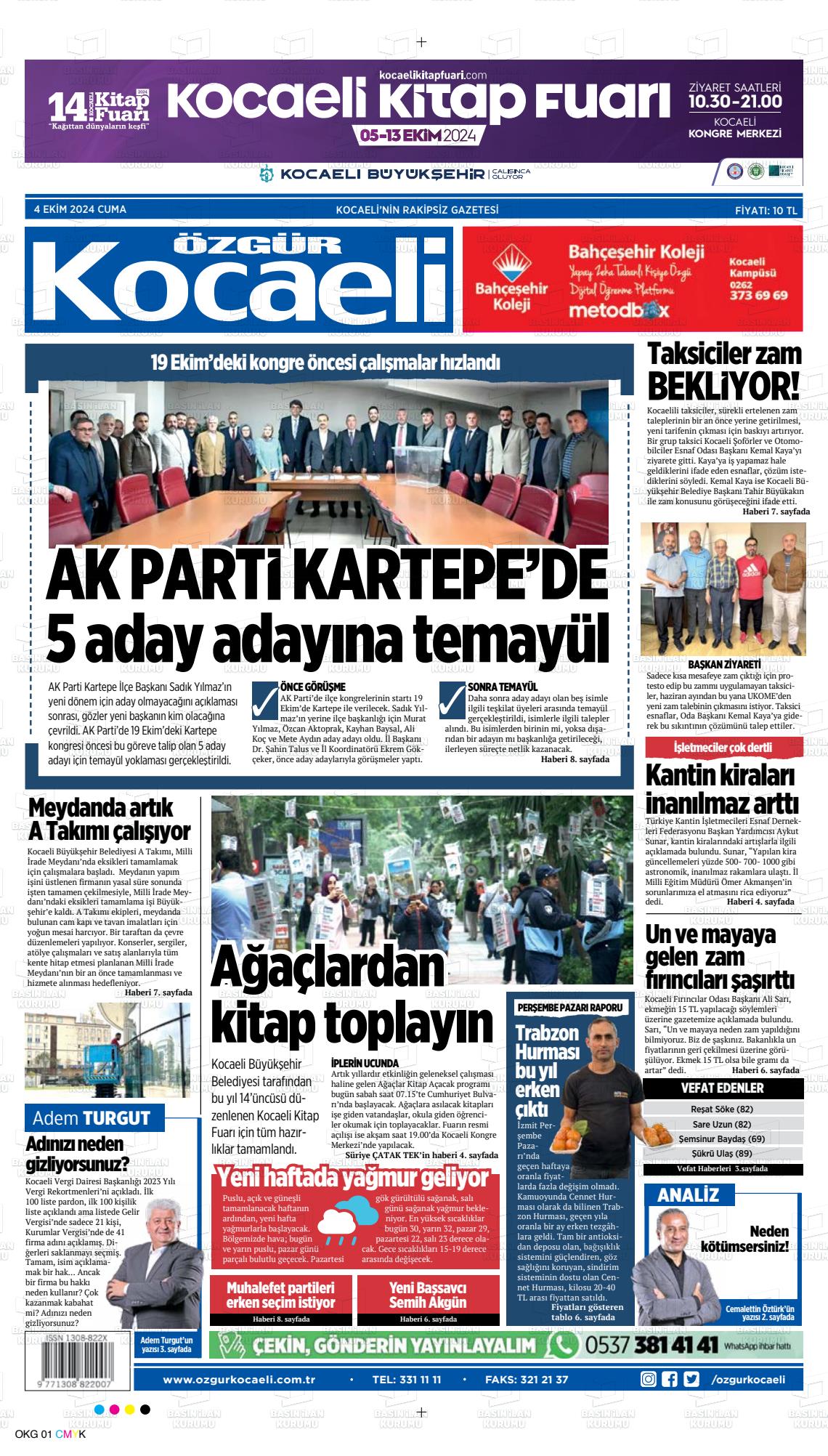 ÖZGÜR KOCAELİ Gazetesi