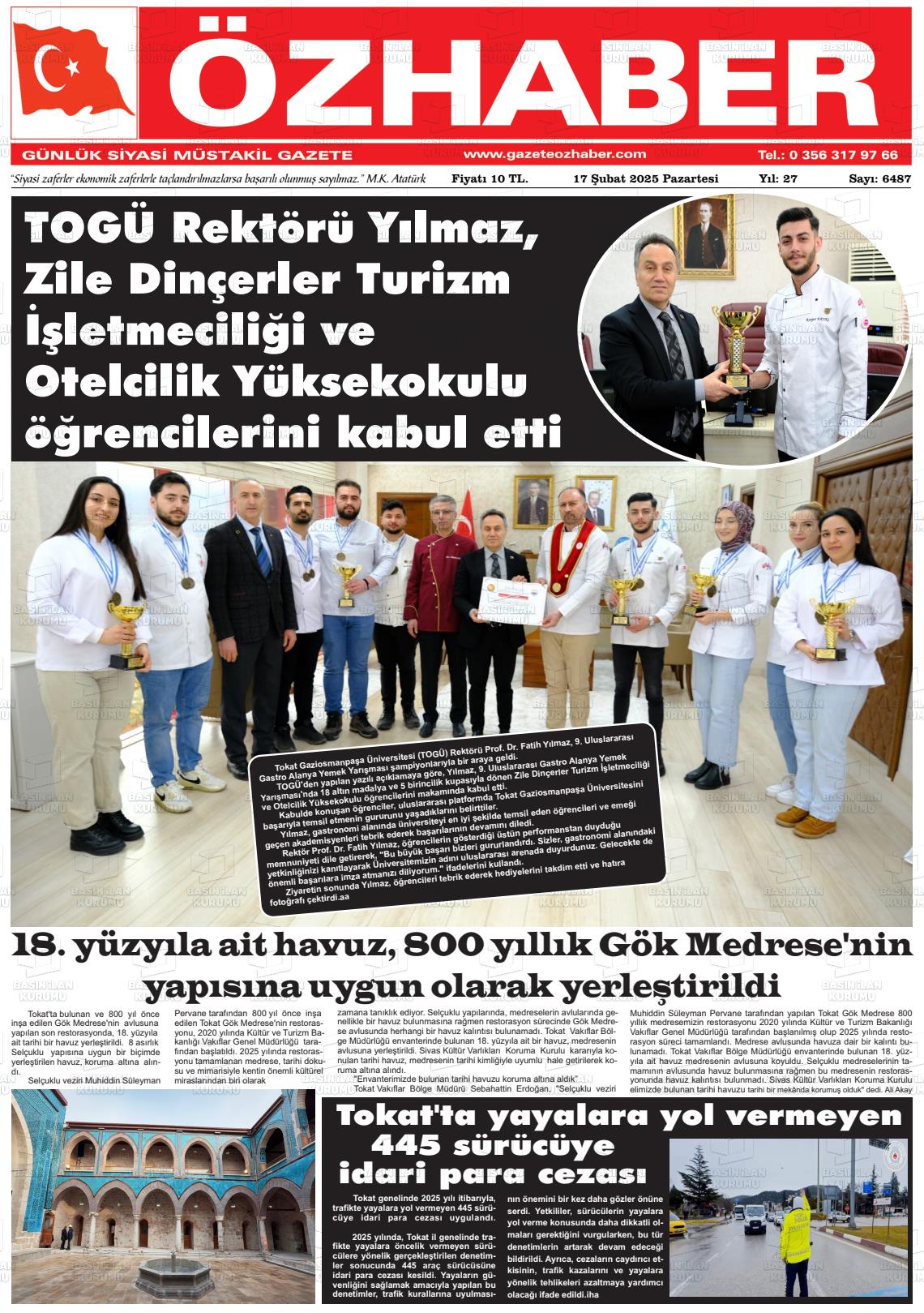 ÖZHABER Gazetesi