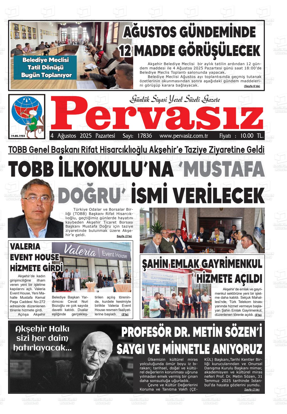 PERVASIZ Gazetesi