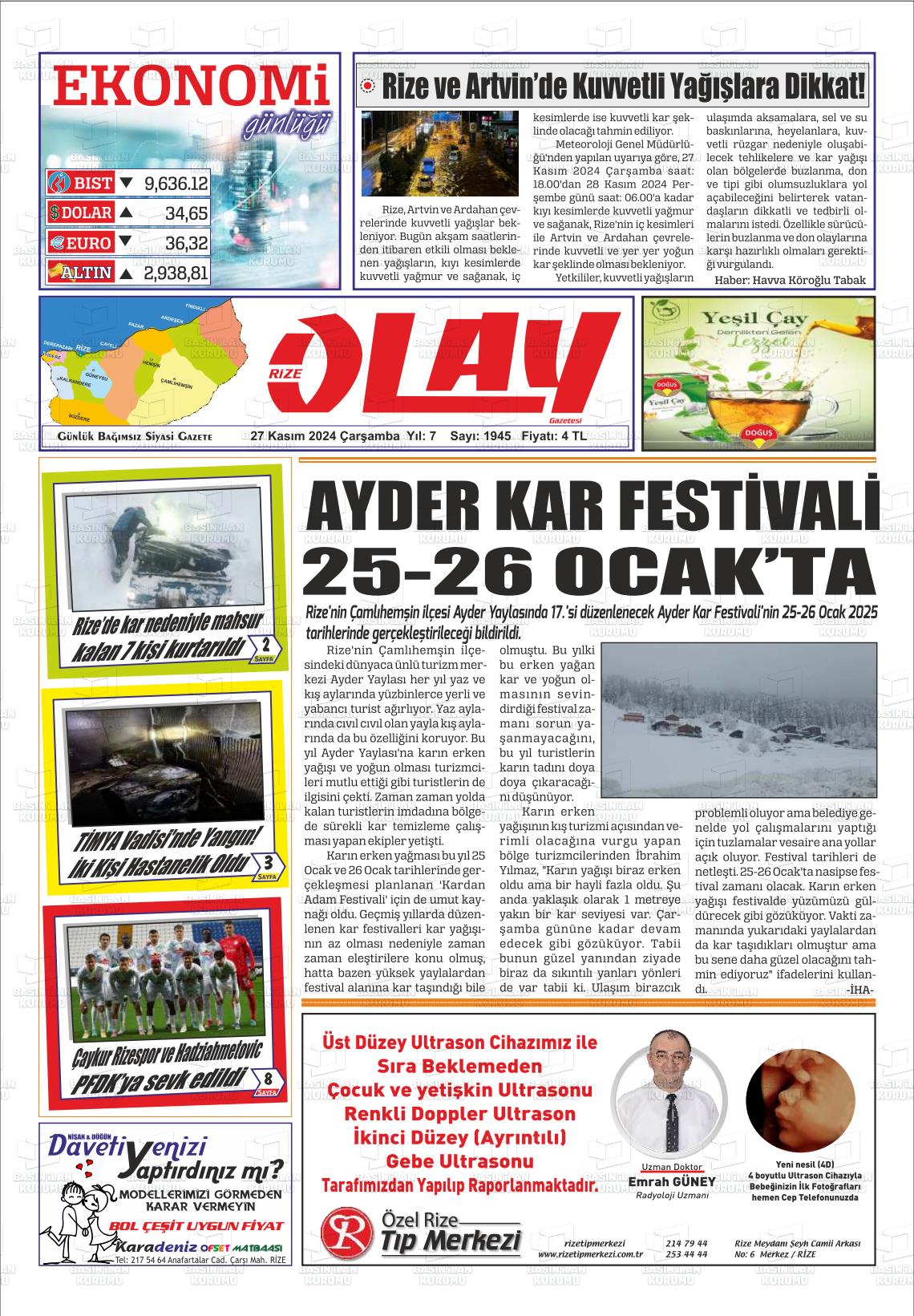 RİZE OLAY Gazetesi