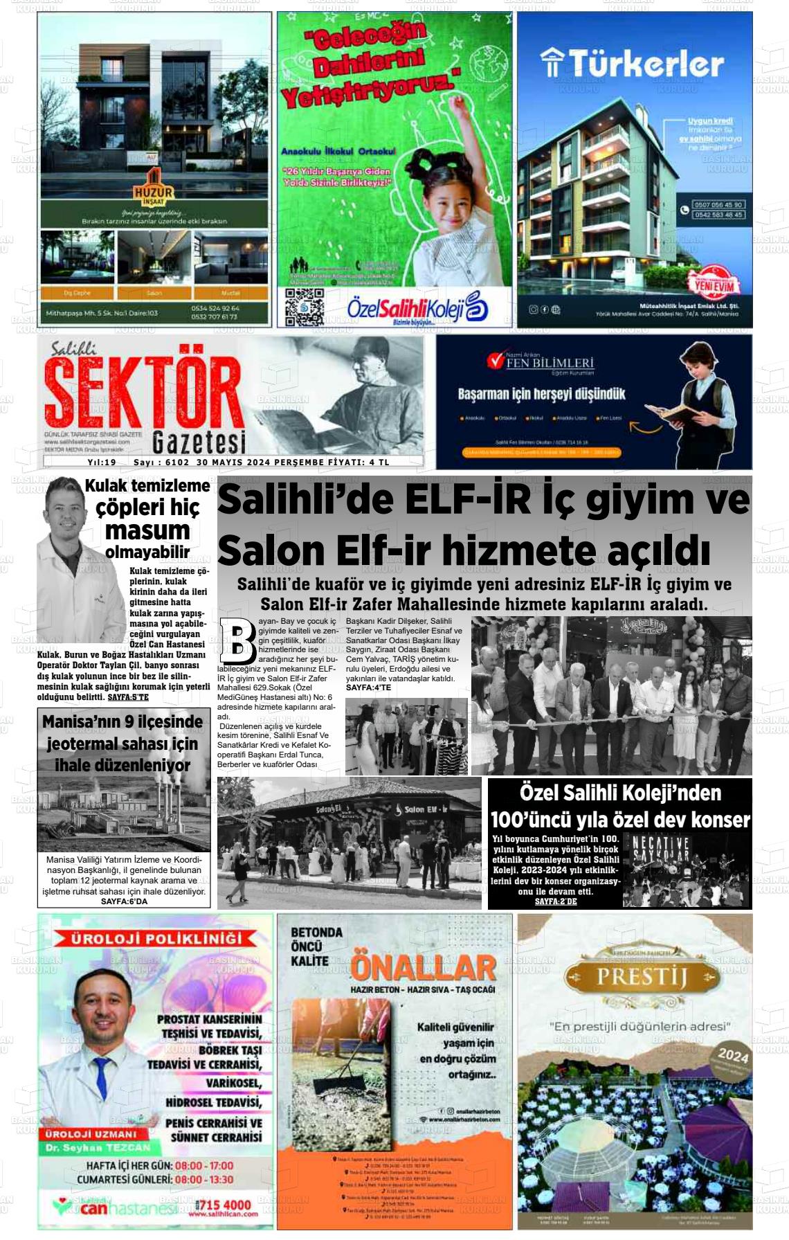 SALİHLİ SEKTÖR Gazetesi