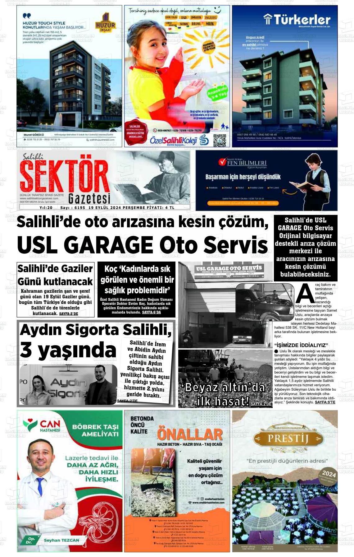 SALİHLİ SEKTÖR Gazetesi