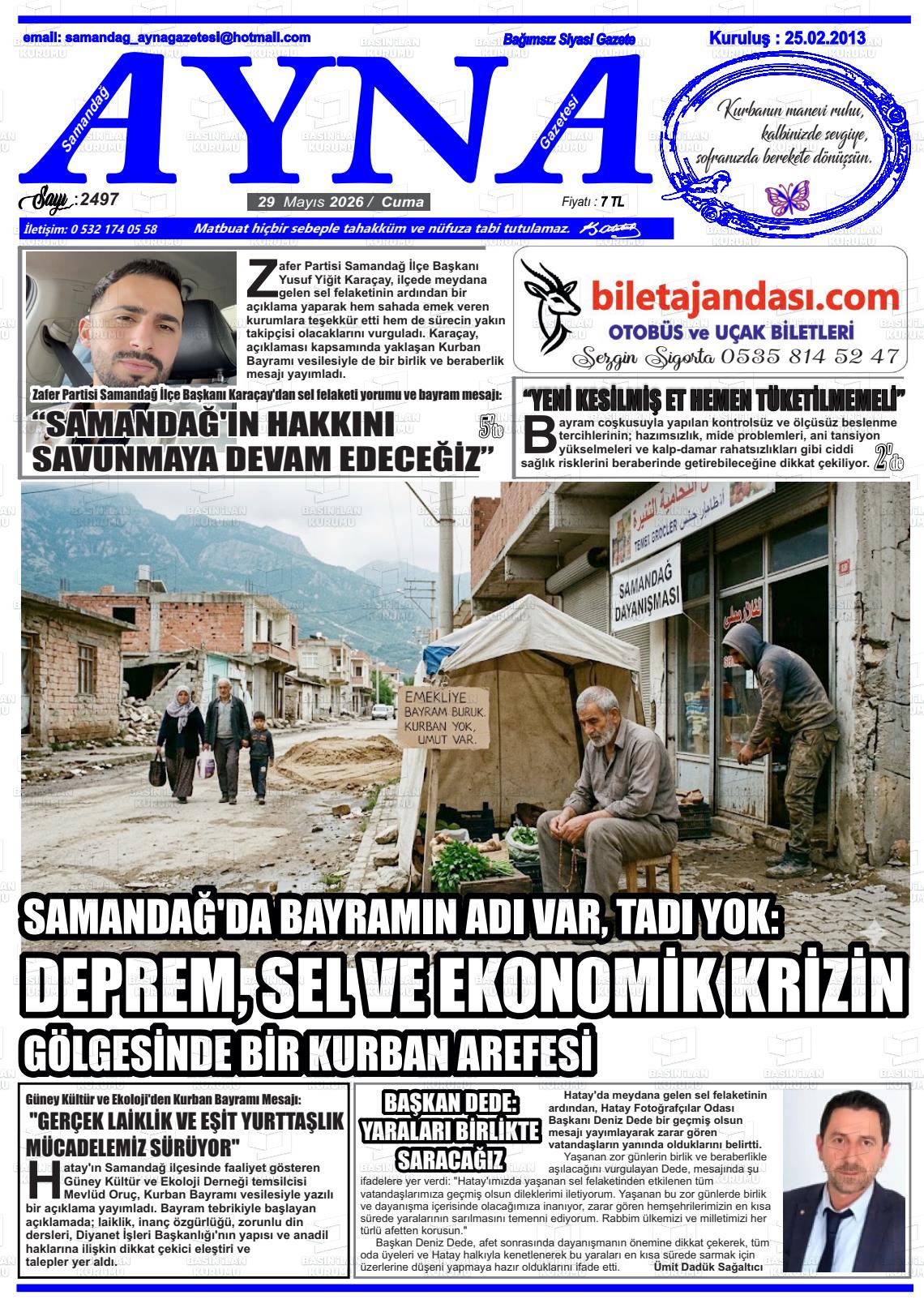 SAMANDAĞ AYNA Gazetesi