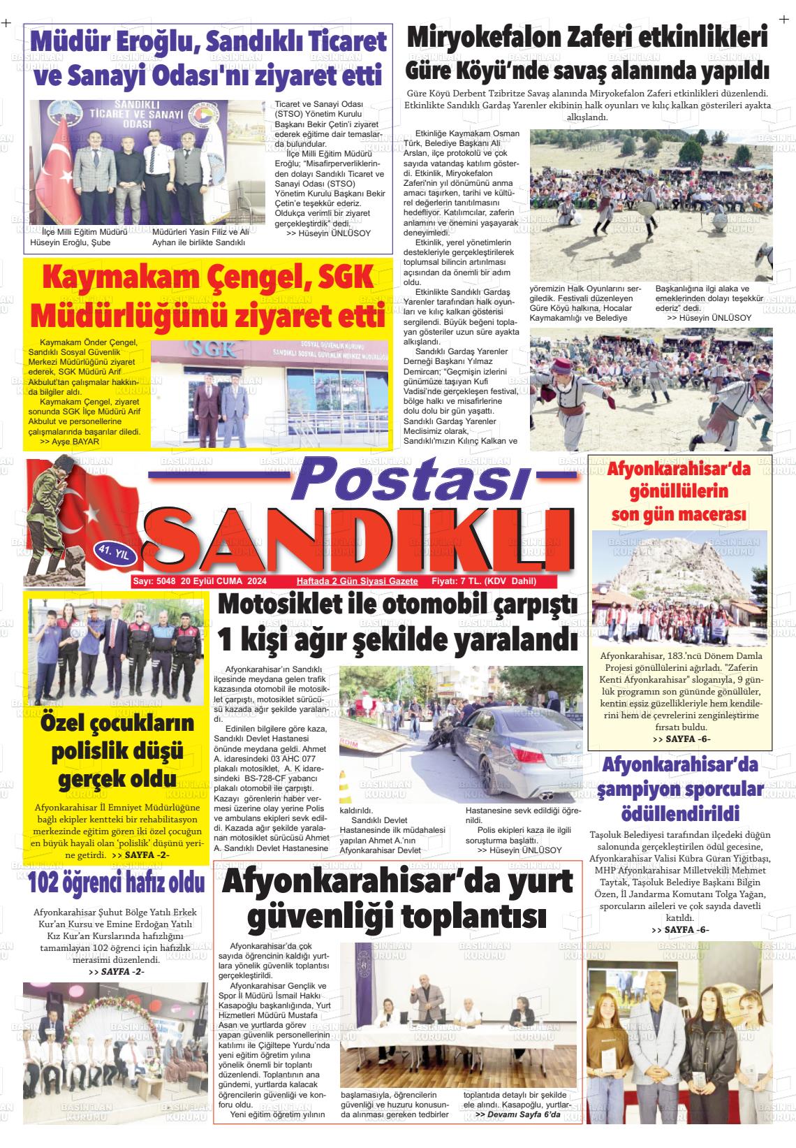 SANDIKLI POSTASI Gazetesi