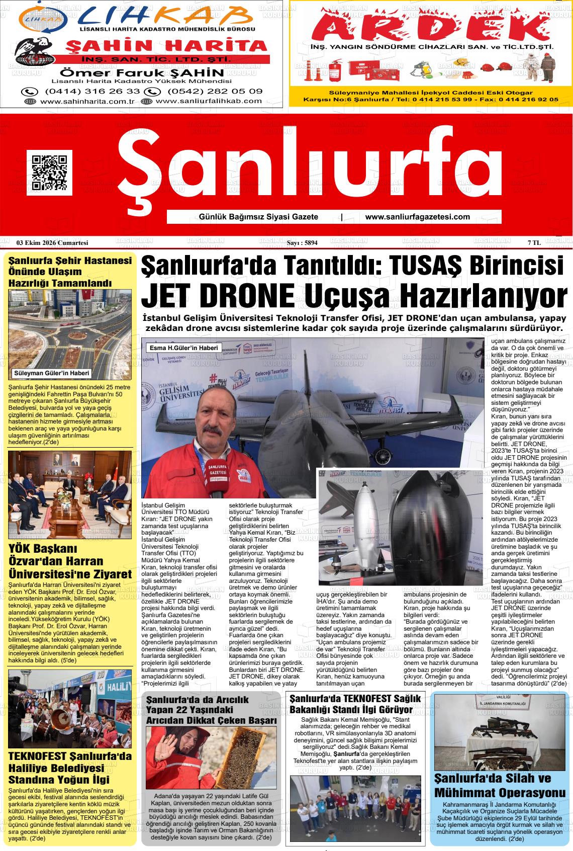 ŞANLIURFA Gazetesi