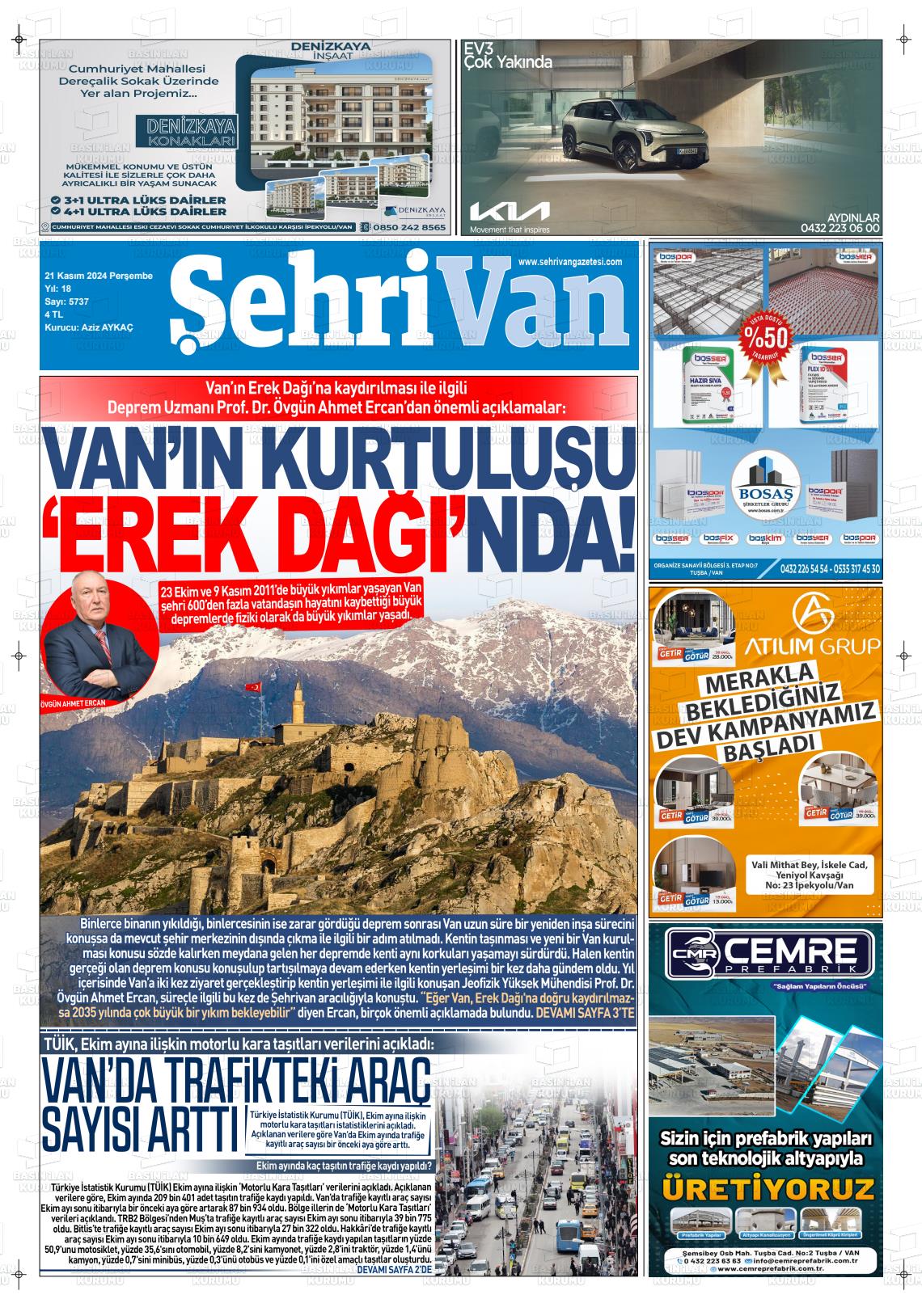 ŞEHRİVAN Gazetesi