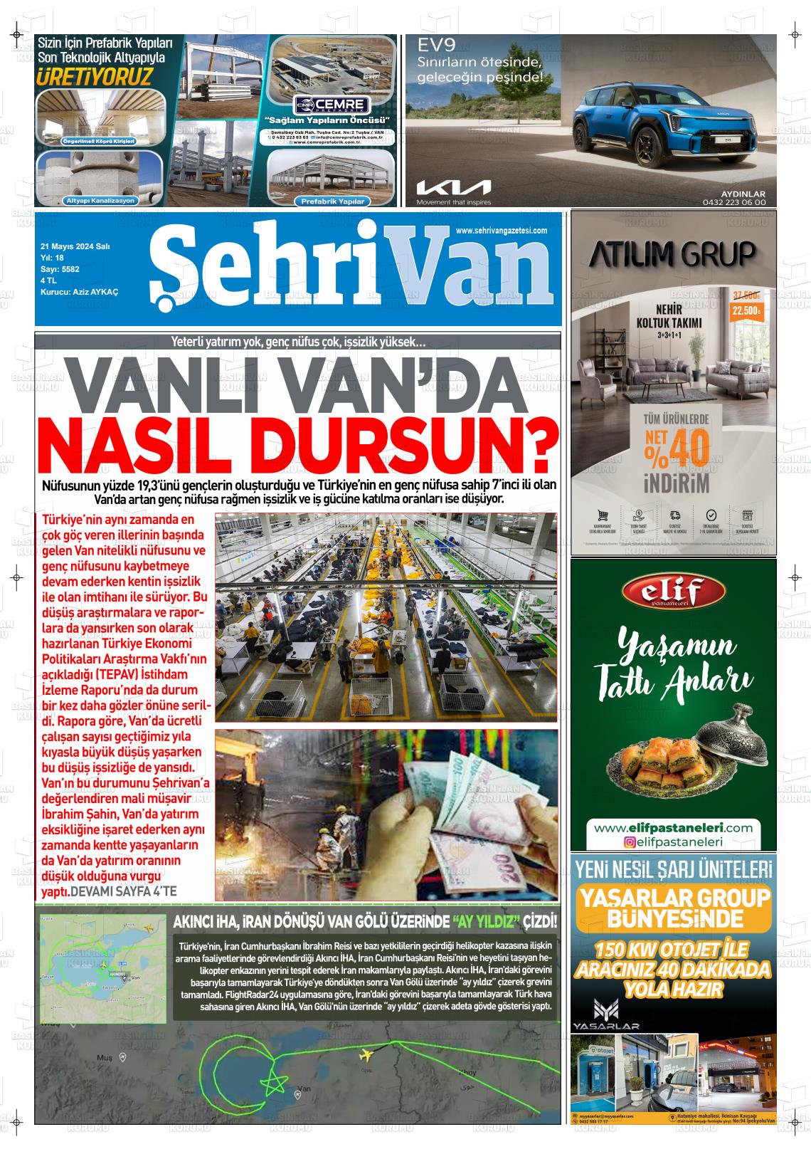ŞEHRİVAN Gazetesi