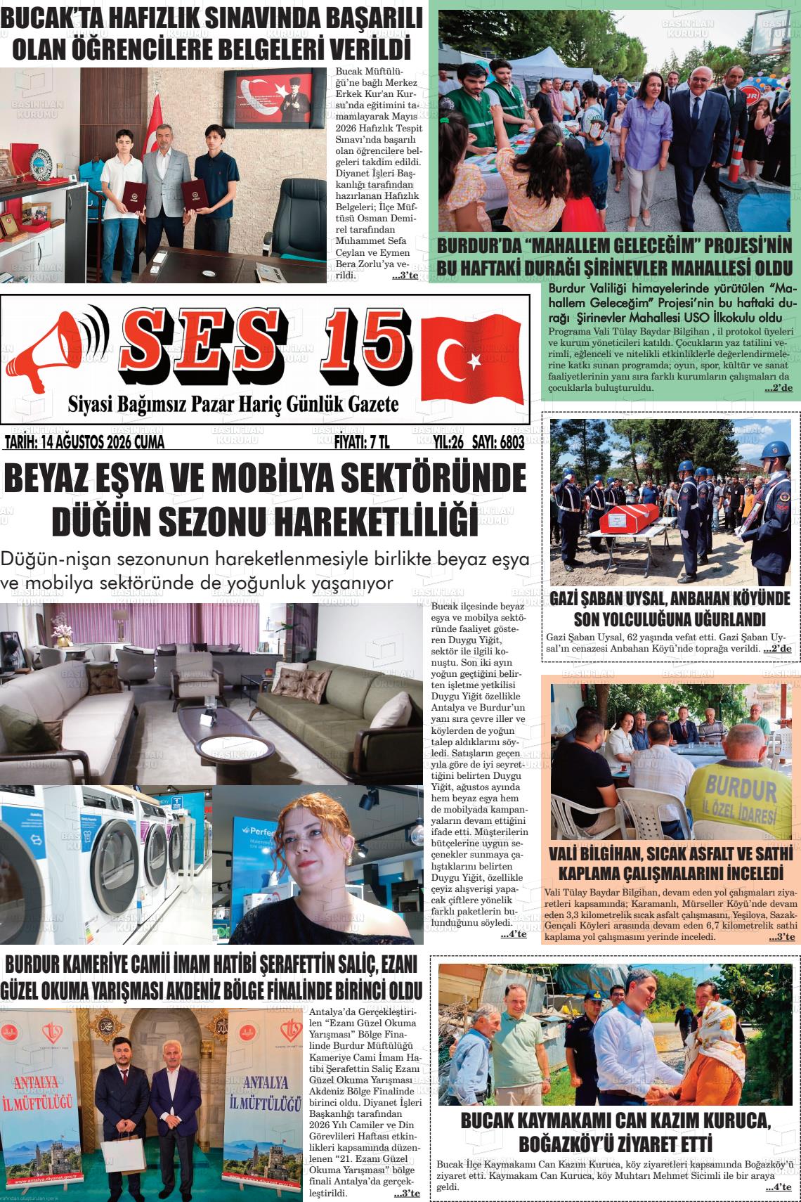 SES 15 Gazetesi