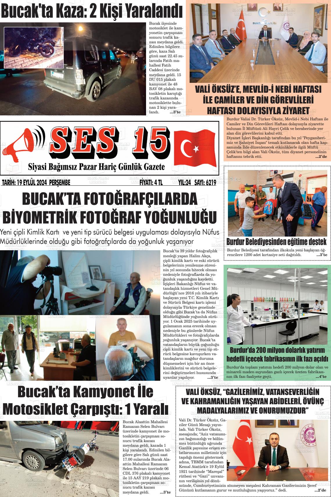 SES 15 Gazetesi