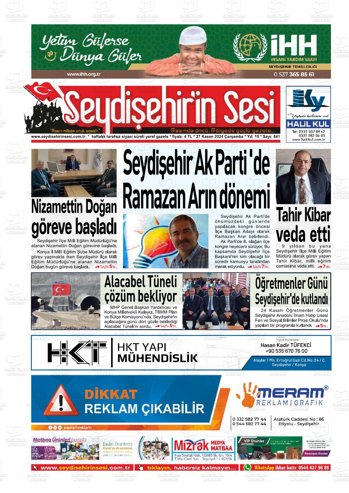 SEYDİŞEHİR'İN SESİ Gazetesi