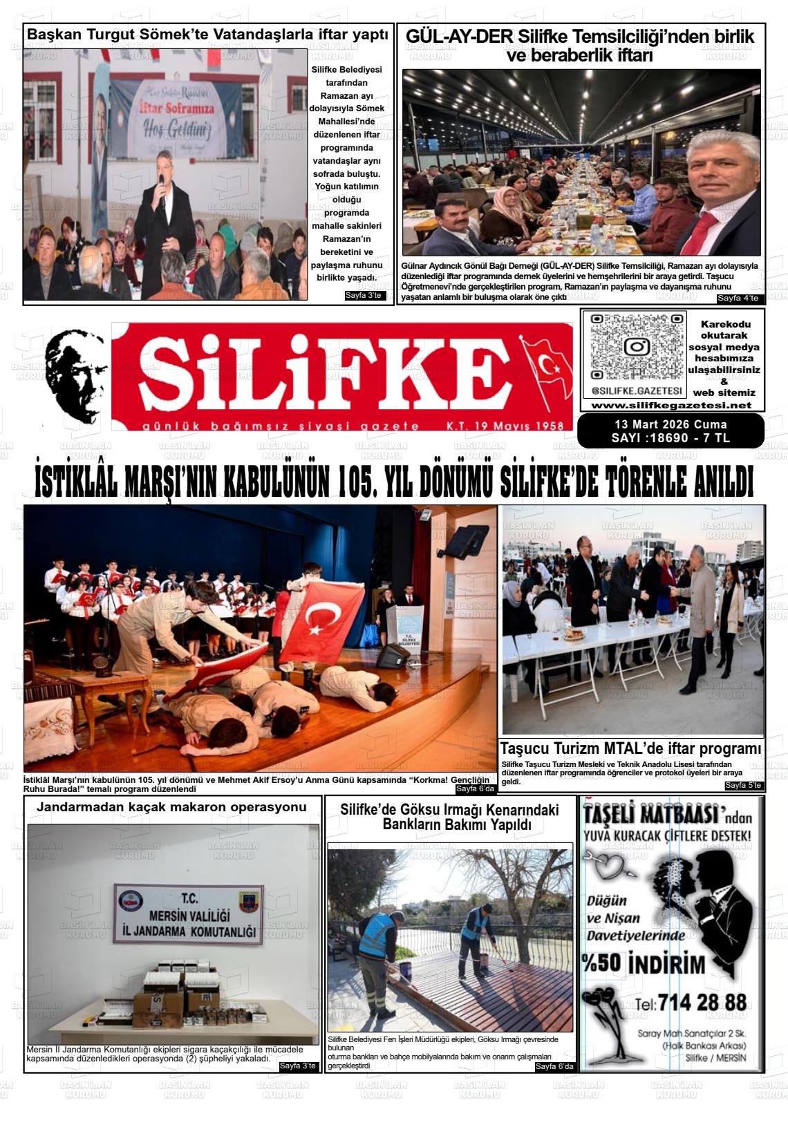 SİLİFKE Gazetesi