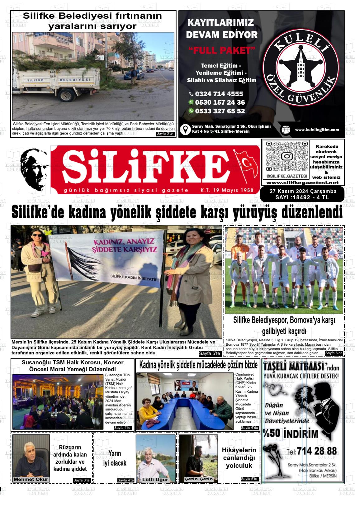 SİLİFKE Gazetesi