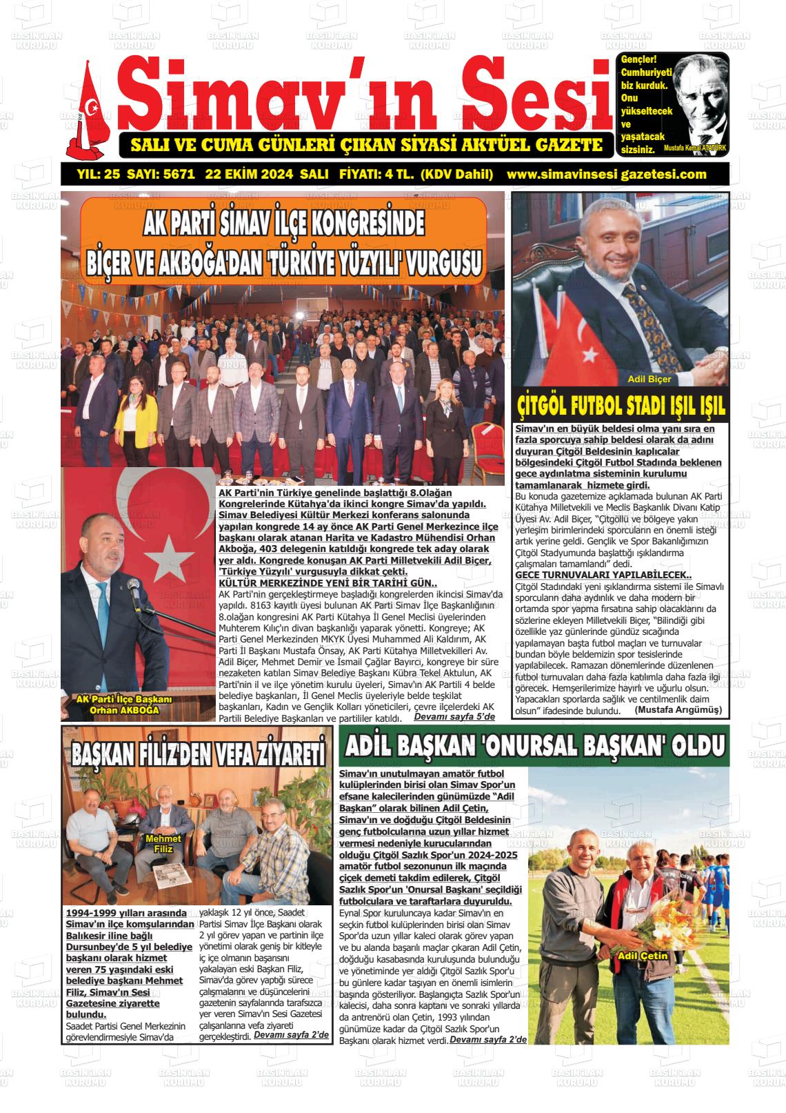 SİMAV'IN SESİ Gazetesi