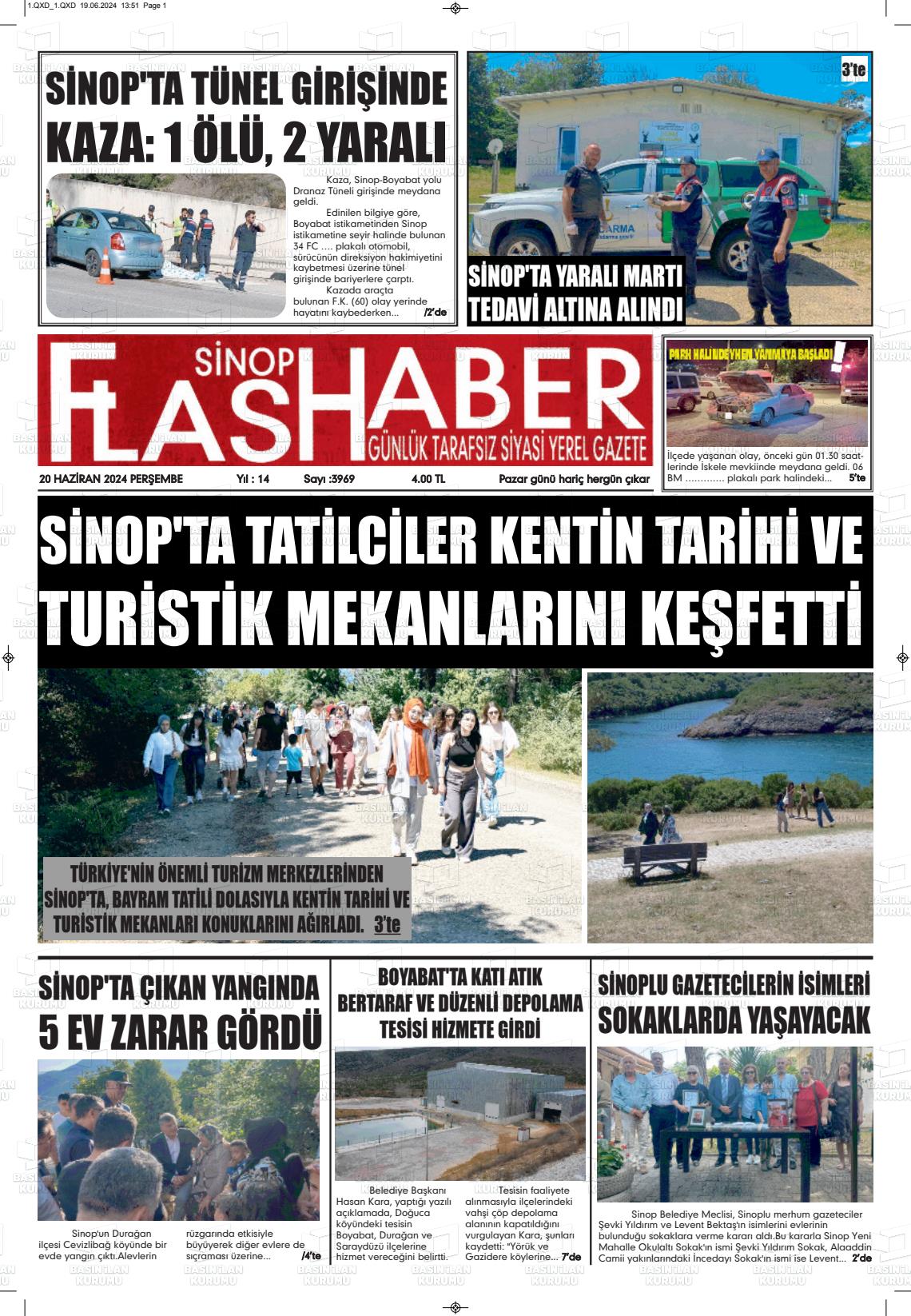 SİNOP FLASHABER Gazetesi