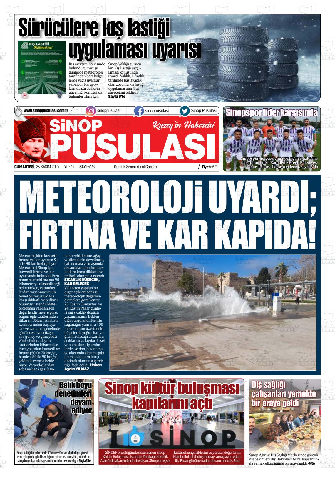 SİNOP PUSULASI Gazetesi