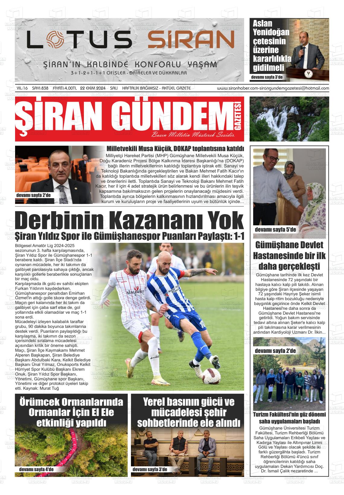 ŞİRAN GÜNDEM Gazetesi