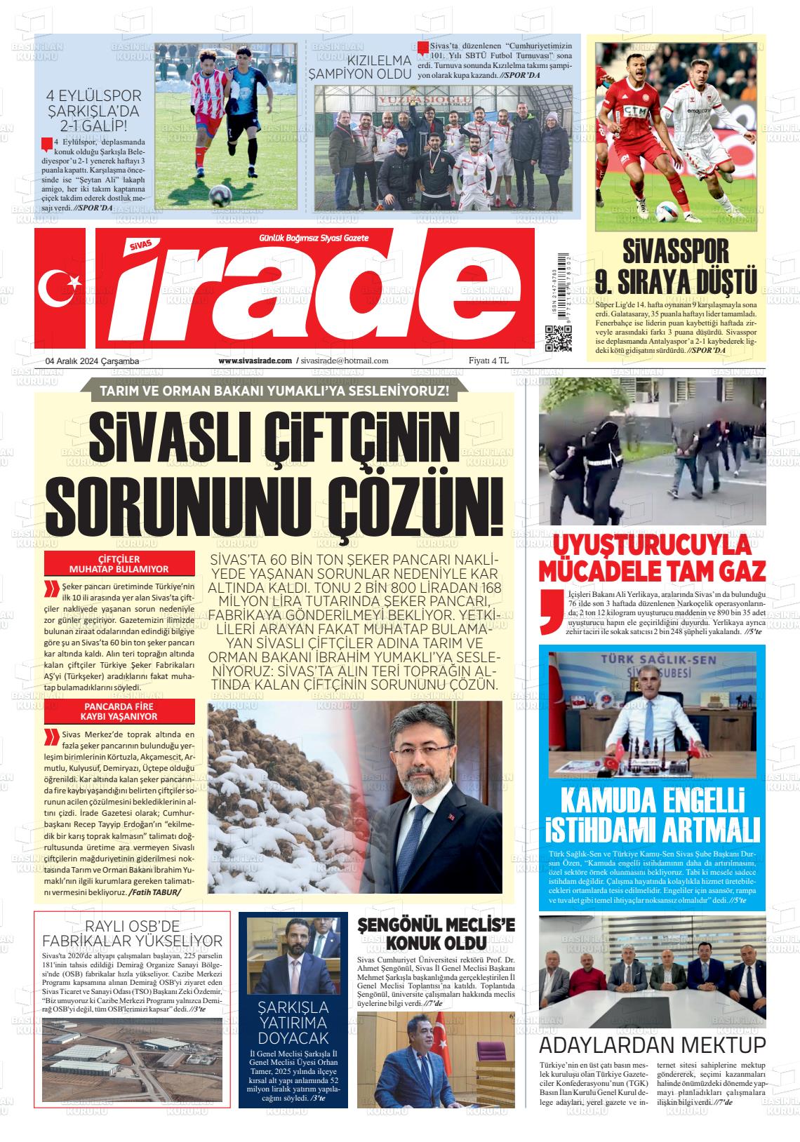 SİVAS İRADE Gazetesi