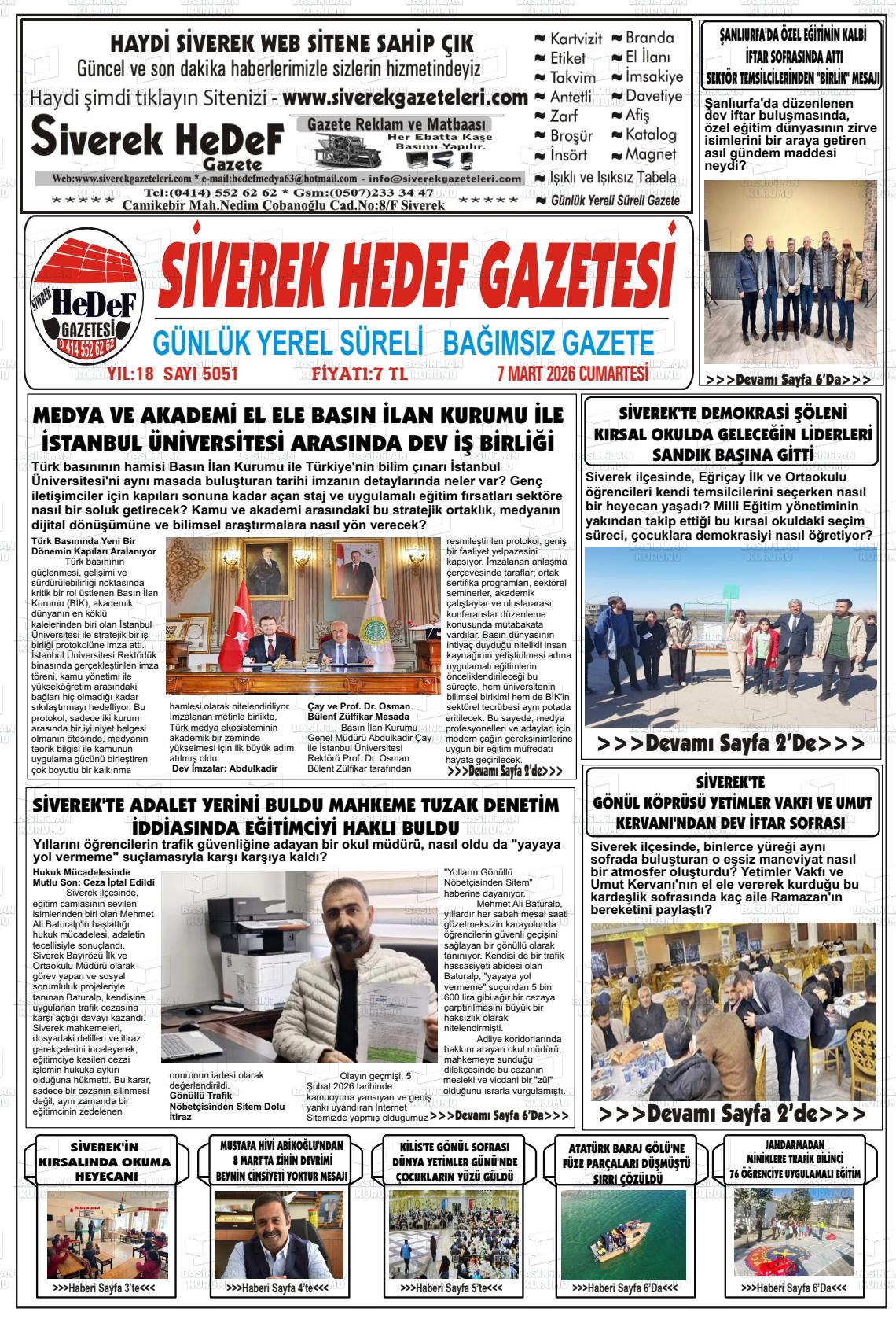 SİVEREK HEDEF Gazetesi
