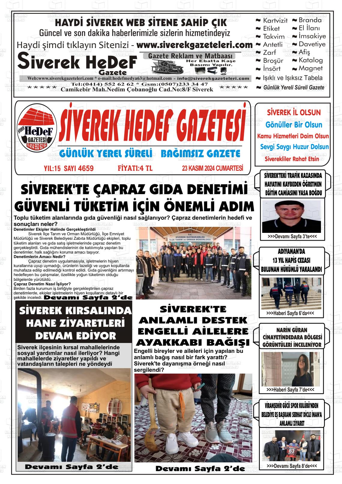 SİVEREK HEDEF Gazetesi